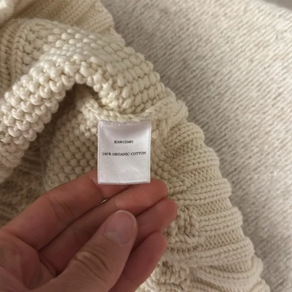 Organic cotton Hope and Henry fisherman sweater - Picture 4 of 4